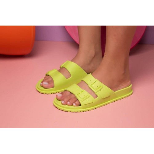 Chinelo Slide Birken Feminino Verde Chinelo Slide Birken Feminino Verde