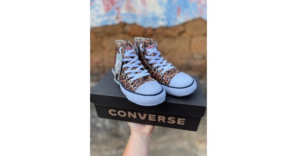 Tênis Botinha All Star Feminino Vulcanizado Onça - Tênis All Star - Tribo Shoes
