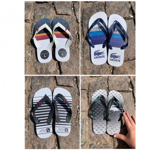 Chinelo Dedo Masculino Marcas e Estampas Variadas