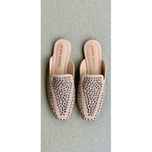 Mule Feminino Spike MQ6023 Areia Mule Feminino Spike MQ6023 Areia