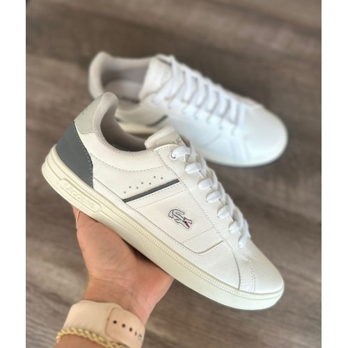 Tênis Europa Premium Lacoste Branco Tênis Europa Premium Lacoste Branco