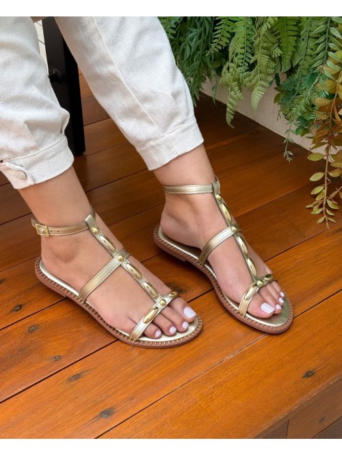 Sandália Feminina Rasteira Sofia - Marcas Autorais  Raya