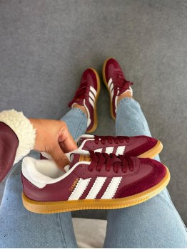 Tênis Samba Feminino Adidas cereja - Tênis Adidas