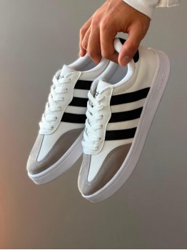 Tênis Barreda Premium Adidas Branco/Preto - Tênis Adidas