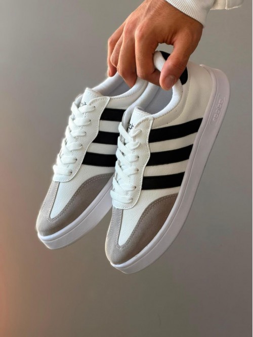 Tênis Barreda Premium Adidas Branco/Preto - Tênis Adidas - Tribo Shoes Tênis Barreda Premium Adidas Branco/Preto - Tênis Adidas