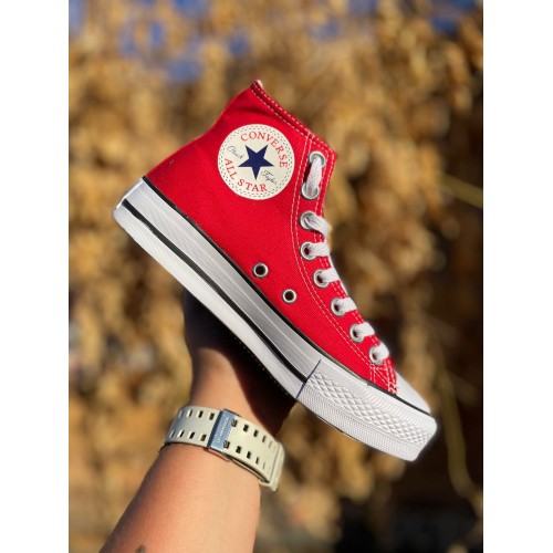 Tênis Botinha All Star Feminino Vulcanizado Vermelho