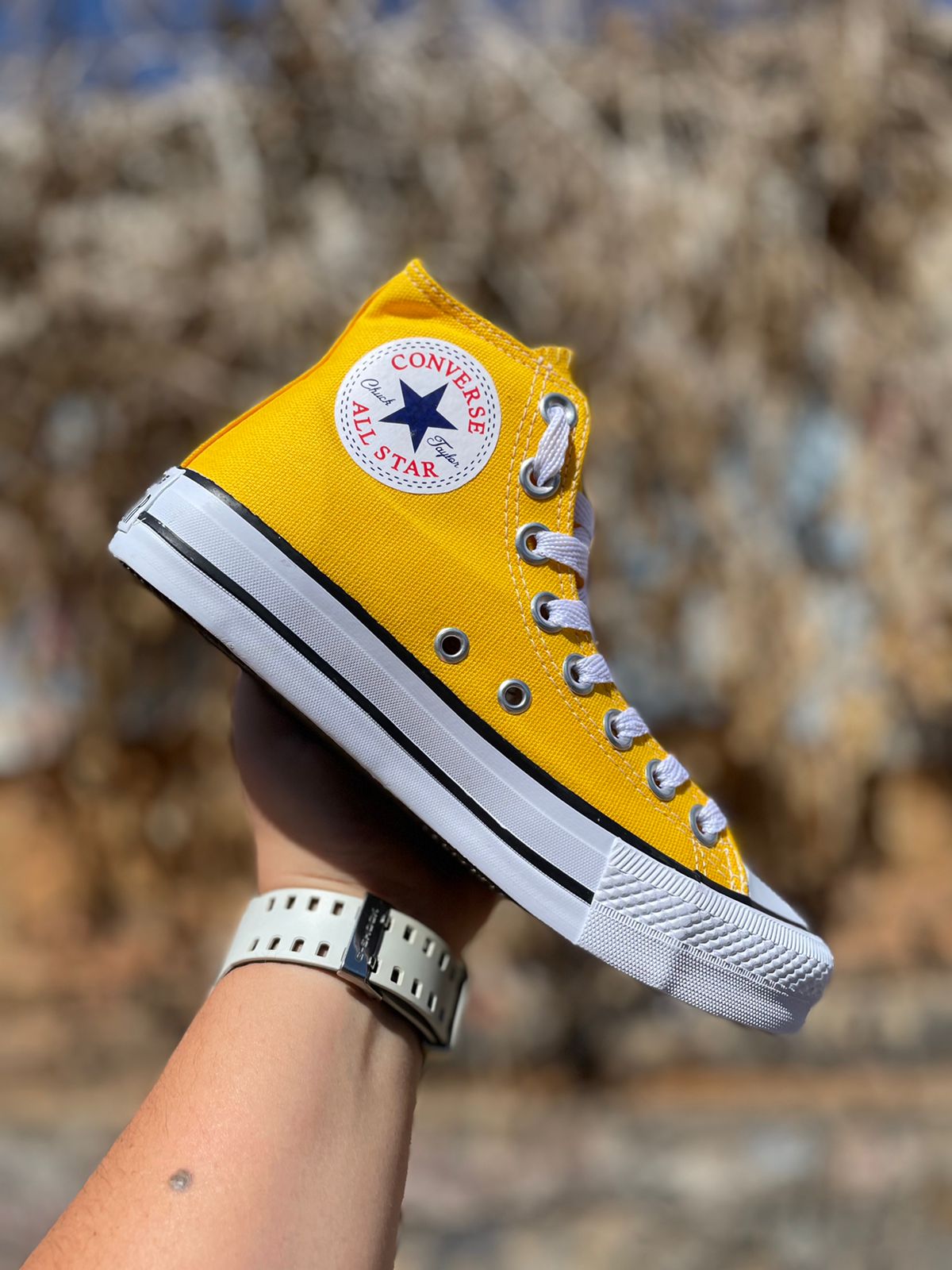 Tênis Botinha All Star Feminino Vulcanizado Amarelo - Tênis All Star -  Tribo Shoes