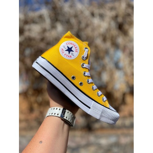 Tênis Botinha All Star Feminino Vulcanizado Amarelo Tênis Botinha All Star Feminino Vulcanizado Amarelo