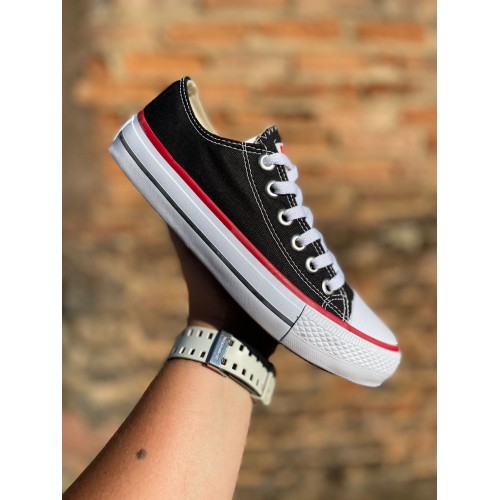 Tênis Cano Curto All Star Unissex Preto Tênis Cano Curto All Star Unissex Preto